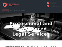 PAUL DE LUCA website screenshot