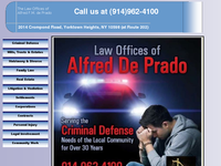 ALFRED DE PRADO website screenshot