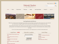 DEBORAH OPOLION-ELOVIC website screenshot