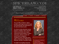 DEBRA SPICER website screenshot