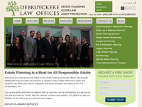 DANIEL DEBRUYCKERE website screenshot