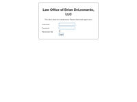 BRIAN DE LEONARDO website screenshot