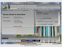 DENNIE HARDIN website screenshot