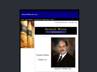 DENNIS WIDDIS website screenshot