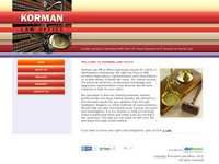 DENNIS KORMAN website screenshot