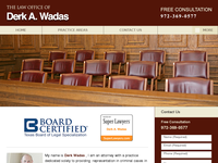 DERK WADAS website screenshot