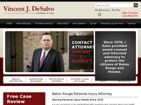 VINCENT DESALVO website screenshot