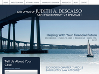 JUDITH DESCALSO website screenshot