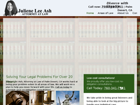 JULIENE LEE ASH website screenshot