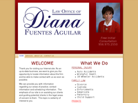 DIANA FUENTES website screenshot