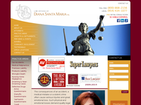 DIANA SANTA website screenshot