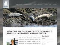 DIANE RUSSELL website screenshot