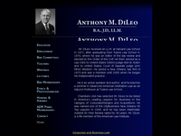 ANTHONY DILEO website screenshot
