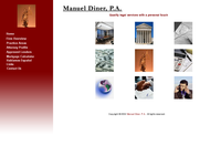 MANUEL DINER website screenshot