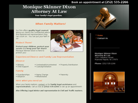 MONIQUE DIXON website screenshot