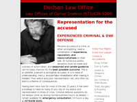 DANIEL DODSON website screenshot