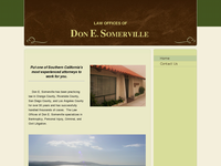 DON SOMERVILLE website screenshot