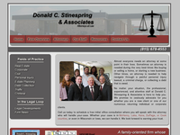 DONALD STINESPRING website screenshot
