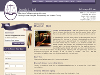 DONALD BELL website screenshot