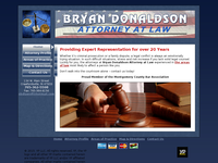 S BRYAN DONALDSON website screenshot