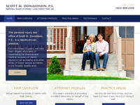 SCOTT DONALDSON website screenshot