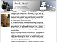 EDWARD DONINI website screenshot