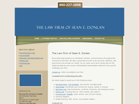 SEAN DONLAN website screenshot