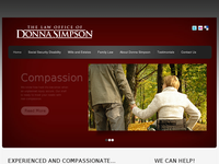 DONNA SIMPSON website screenshot