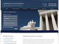 LAWRENCE DONOGHUE website screenshot