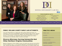 DONNA DOUGHERTY website screenshot