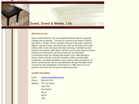 DANIEL DOWD website screenshot