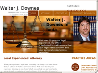 WALTER DOWNES website screenshot