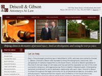 PAUL DRISCOLL website screenshot