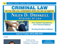 NILES DRISKELL website screenshot