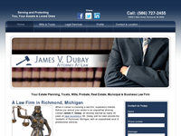 JAMES DUBAY website screenshot
