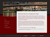 WENDY DUCHENE website screenshot