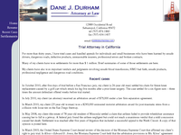 DANE DURHAM website screenshot