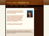 SUSAN DURR website screenshot