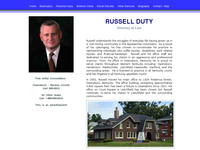 RUSSELL DUTY website screenshot