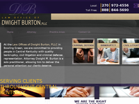 DWIGHT BURTON website screenshot