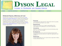 DEBORAH DYSON website screenshot