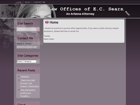 ELANA SEARS website screenshot