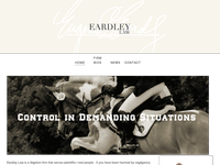 EUGENIE EARDLEY website screenshot