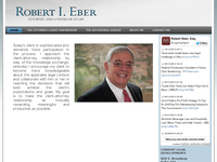ROBERT EBER website screenshot