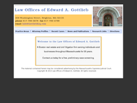 EDWARD GOTTLIEB website screenshot