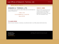 EDWARD TOMINOV website screenshot