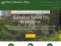 EDWARD BLUM website screenshot