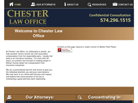 ED CHESTER website screenshot