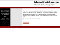 EDWARD KUSTA website screenshot