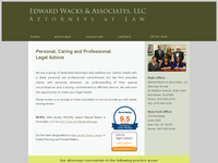 EDWARD WACKS website screenshot